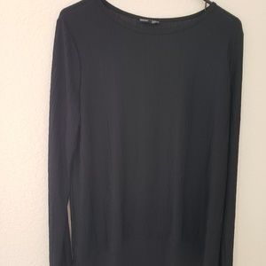 Zara Collection Ribbed Black Long Sleeve